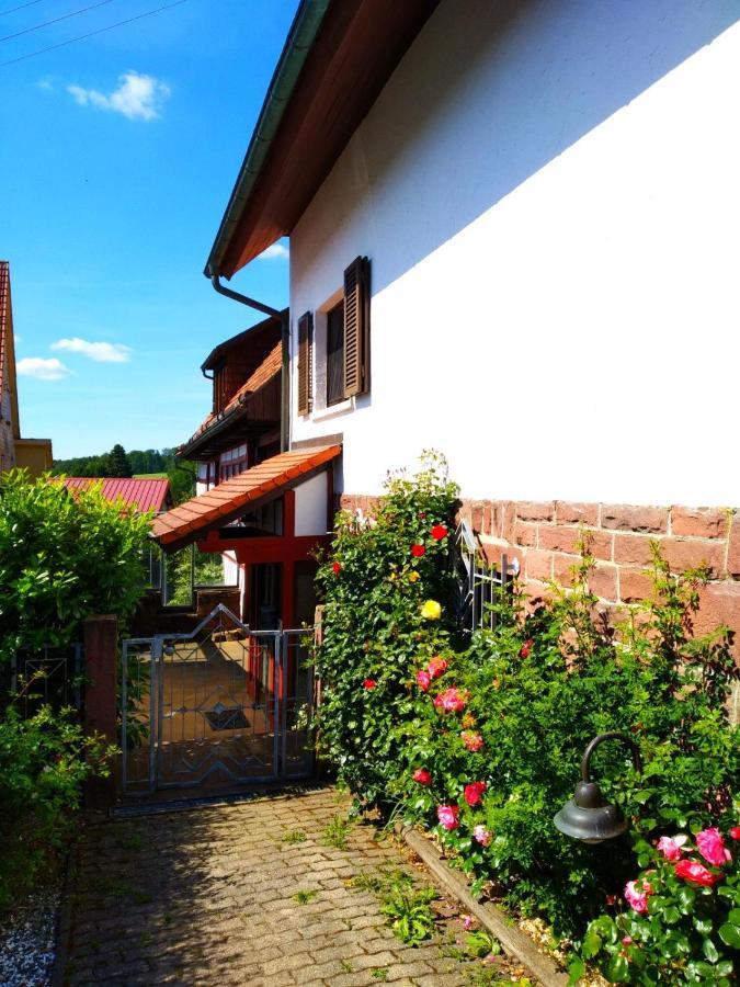 Ferienhaus Marre - Mit Grill, Feuerstelle Und Gartensauna Waldbrunn  Kültér fotó
