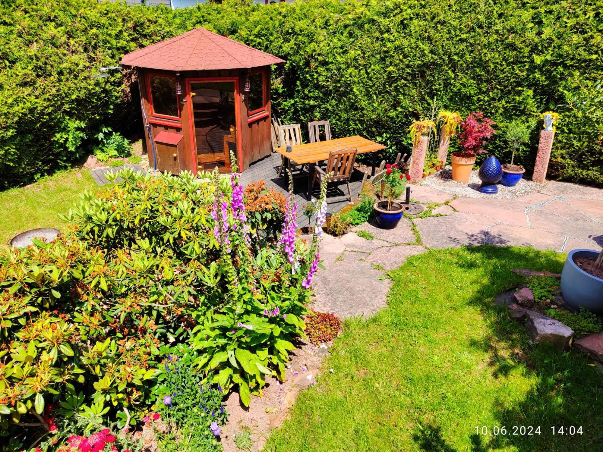 Ferienhaus Marre - Mit Grill, Feuerstelle Und Gartensauna Waldbrunn  Kültér fotó